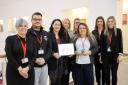 The Careers Team and staff from MC Digital at Middlesbrough College Group, which won The Careers & Enterprise Company Award