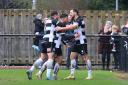 Darlington celebrate going 1-0 up today