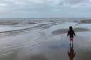 Paddling in the sea at Croyde