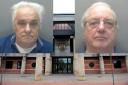 John Smith, left, and Jeffrey Brown, right, have been jailed for a a catalogue of sexual abuse against children