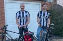 Steve (L) and Paul (R) McDougal are cycling from Newcastle to Turkey for Movember.