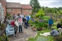 Visitors enjoying Mr Yorke’s Walled Garden in Richmond