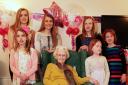 CELEBRATIONS: Margaret Shutt from Darlington celebrates her 100th birthday with her grandchildren and great-grandchildren Picture: SARAH CALDECOTT