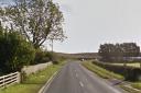 FATAL INCIDENT: The A165 coastal road, near Burniston