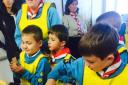 FOOD: The 1st Sedgefield Scouts visit the Tesco Stockton superstore to take part in a Farm to Fork Trail