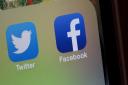 Social media platforms Twitter and Facebook. Picture: Chris Ison/PA Wire