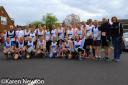 Quakers runners before the race at Marske on Good Friday