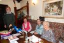 SUCCESS: The admin team at Darlington Folk Club, Bobb and Gill Wootten, Jenny Hughes, and Helen Armstrong