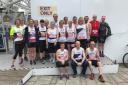 Our runners before their races at Liverpool last weekend