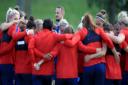 FOCUS: England women manager Mark Sampson during a training session