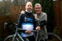 Matt Westcott with his father Dennis who has prostate cancer. Picture: Matt Westcott