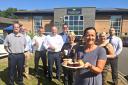 FUNDRAISER: Businesses at Innovation House, Bishop Auckland, marked Armed Forces Day with a coffee morning, organised by the centre's landlords South Durham Enterprise Agency