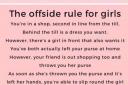 The offside rule explanation 'for girls'