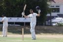 TON-UP: James Lowe, the Hartlepool batsman, scored a century on his return to former club Middlesbrough last weekend