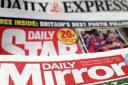 File photo dated 05/02/18 of mastheads for the Daily Mirror, Daily Star and the Daily Express. The publisher of the newspapers has swung to a half year loss after a slowdown in local advertising forced it to write down the value of its regional titles. PR