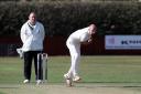 Stokesley's Matthew Smith bowling during the NYSD Premier Division match against Hartlepool last weekend