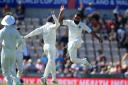 India's Mohammed Shami celebrates taking the wicket of England's Stuart Broad during day four of the fourth test at the AGEAS Bowl, Southampton. PRESS ASSOCIATION Photo. Picture date: Sunday September 2, 2018. See PA story CRICKET England. Photo
