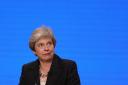 Prime Minister Theresa May makes her speech at the Conservative Party annual conference at the International Convention Centre, Birmingham