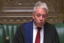 Speaker John Bercow during Prime Minister's Questions on October 17, 2018 Picture: PA