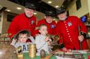 BUGLE’S CALL: Chelsea Pensioners visiting the When the Bugle Calls exhibition during their trip to Seaham