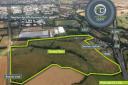 PLAN SUBMITTED: An aerial view of the Forrest Park site which neighbours the existing Aycliffe Business Park