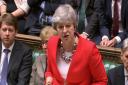 Prime Minister Theresa May speaking in the House of Commons, London, after the Governmentâs Brexit deal was rejected by 391 votes to 242. PRESS ASSOCIATION Photo. Picture date: Tuesday March 12, 2019. See PA story POLITICS Brexit. Photo credit