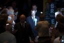 PETERBOROUGH, ENGLAND - JUNE 01: Leader of the Brexit Party Nigel Farage arrives to attend a rally at The Broadway Theatre on June 01, 2019 in Peterborough, England. Mike Greene is the first Brexit Party member to take part in a UK parliamentary