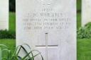 Resting place: The grave of Captain John N Wheatley, in Jerusalem Cemetery