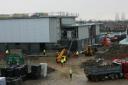 BEDE BUILD: Work being carried out on the site of the  new Bede College, in Billingham