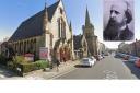 William Peachey and a Google StreetView image of the chapels in Milton Street, Saltburn