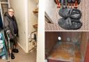 Derek Luke’s shoes and furniture have grown mould at his one-bed bungalow in Peterlee, County Durham owned by housing association Believe Housing.