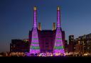 David Hockney’s artwork will be displayed every evening until Christmas Day at Battersea Power Station (Apple)