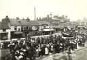 Lifeboat Sunday in Bondgate, Darlington, on June 30, 1906. Picture courtesy of Darlington Centre for Local Studies