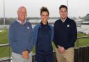 Durham CEO Tim Bostock, head of female talent pathway Rachel Hopkins and director of cricket Marcus North (left to right)