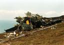The wreckage of the Chinook Helicopter which crashed on the Mull of Kintyre, killing all 29 on board (Chris Bacon/PA)
