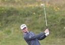 Andrew Wilson teeing off at Royal Portrush earlier this week