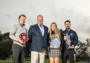 James Wilson, Douglas Montgomerie (Brewin Dolphin), Faye Wheatley and Josh Bassitt were the winners of the Chamion of Champions 2019