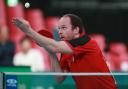 Middlesbrough born table tennis player Paul Drinkhall in action.