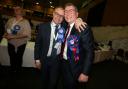 General Election 2019: Darlington Constituency Count. Conservative Party candidate Peter Gibson after he is declared the winner with his partner Gareth Wedgwood-Dadd. Picture: CHRIS BOOTH