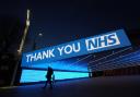A sign by Wembley Park Tube Station in London that thanks the hardworking NHS staff who are trying to battle coronavirus Picture: JOHN WALTON/PA