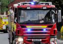 One person has been rushed to hospital after crashes today, one involving a fire engine, on a busy North East road Credit: GOOGLE