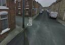 Police are appealing after a man was pushed to the ground while crossing Gladstone Street, in Crook Picture: GOOGLE MAPS