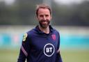 Gareth Southgate oversaw training at England's St George's Park base yesterday Picture: NICK POTTS/PA WIRE