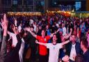 England fans celebrate in Newcastle Picture: NORTH NEWS