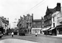 Blackwellgate, Darlington, in the 1950s, with the Green tree cafe occupying the corner