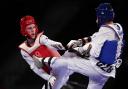 Bradly Sinden competes in his taekwondo final in Tokyo (Picture: Mike Egerton/PA Wire)