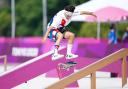 USA’s Mariah Duran during the Women’s Street Prelims Heat 2 at the Ariake Urban Sports Park on the third day of the Tokyo 2020 Olympic Games in Japan Picture: MIKE EGERTON/PA