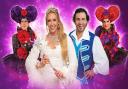 The cast of Cinderella, this year's pantomime at Darlington Hippodrome
