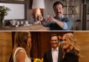 Jason Sudeikis as Ted Lasso above. Jennifer Aniston as Alex Levy, Billy Crudup as Cory Ellison, Reese Witherspoon as Bradley Jackson. Credit: PA