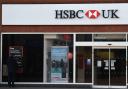 A HSBC bank, photo via PA.